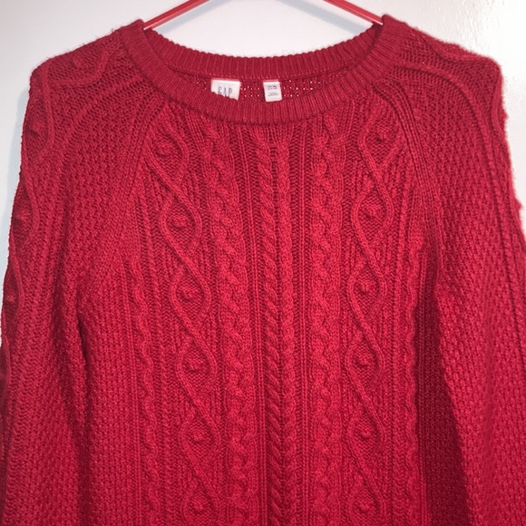 GAP kids red knitted sweater, length is below knee (I am 5’4”), size XXL (14-16) - Picture 4 of 12